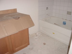 The second bathroom - 8 weeks left