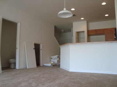 Living area sitting by the patio